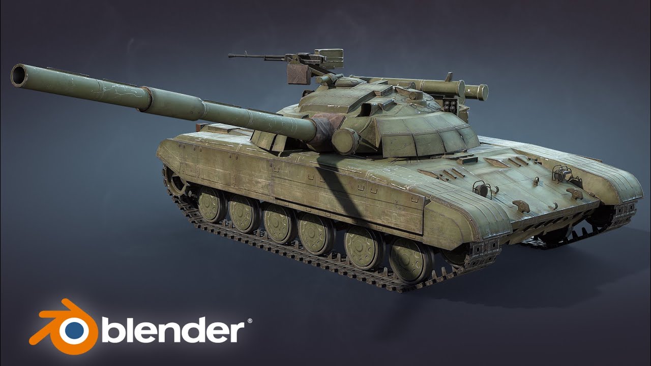T-64BM Bulat. 3d-model demostration
