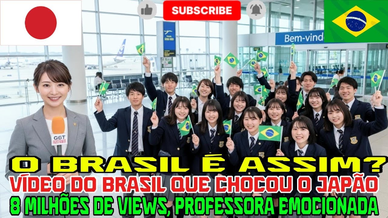 Vídeo do Brasil choca o Japão e emociona professora