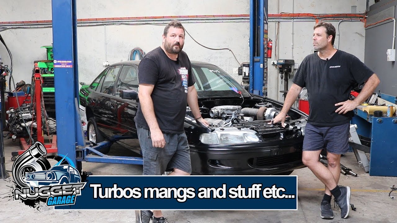 Nugget Garage - V6 Turbo Commodore Drag Car Build