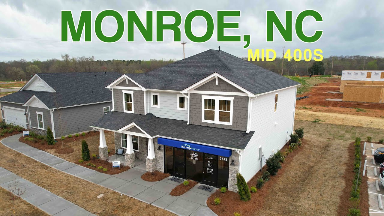 5 BDR, 3 BATH MODEL HOME TOUR - BRAND NEW COMMUNITY SE OF CHARLOTTE - Mid $450,000