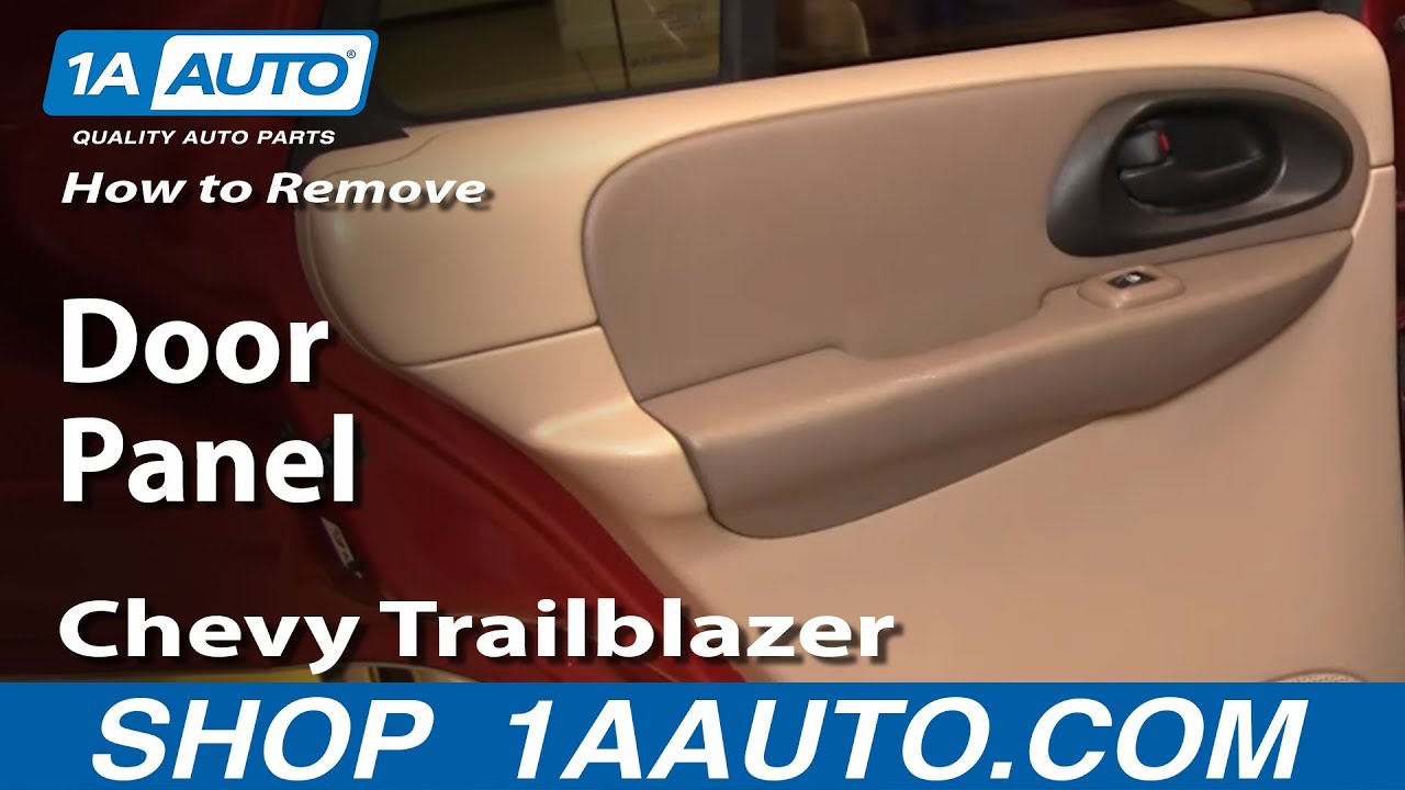 How To Remove Rear Door Panel 02-09 Chevy Trailblazer