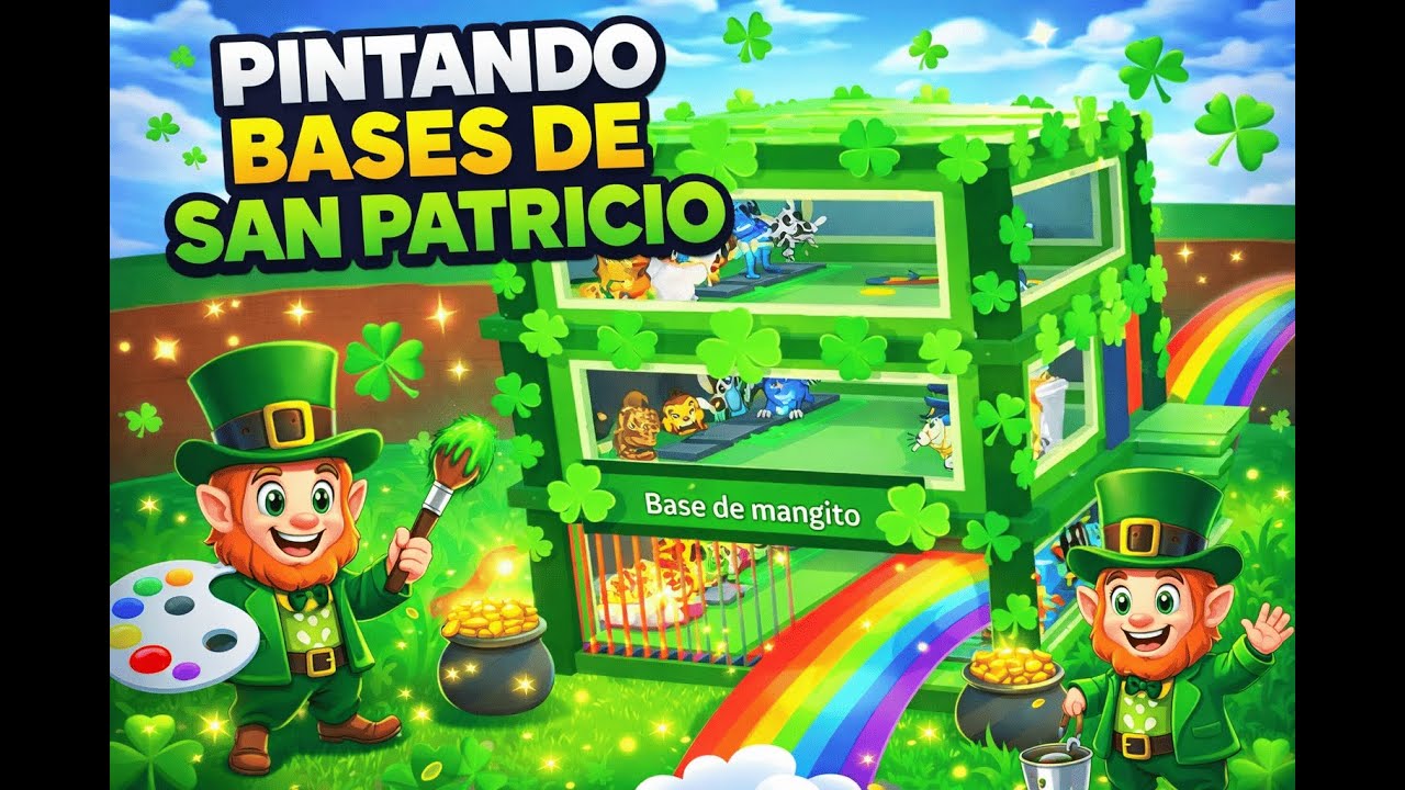 🟢PINTANDO BASE DE SAN PATRICIO🔥