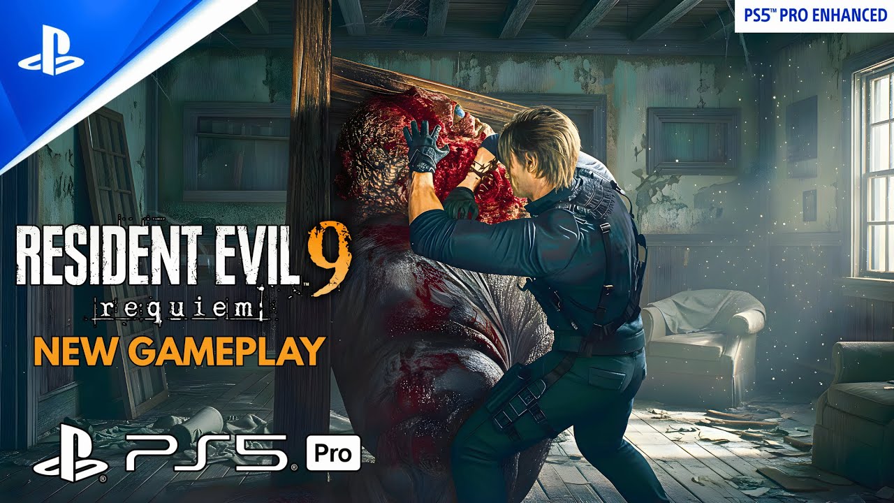RESIDENT EVIL 9 REQUIEM Леон НЕУДЕРЖИМ НОВАЯ демонстрация игрового процесса 51 минута (4K 60FPS HDR)
