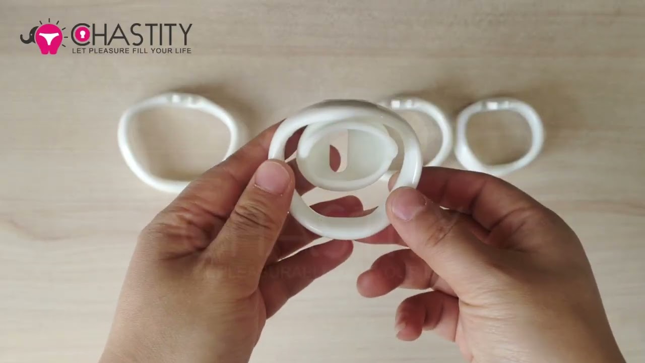 MChastity - Holy Trainer V6 ( Metal-Free ) - White