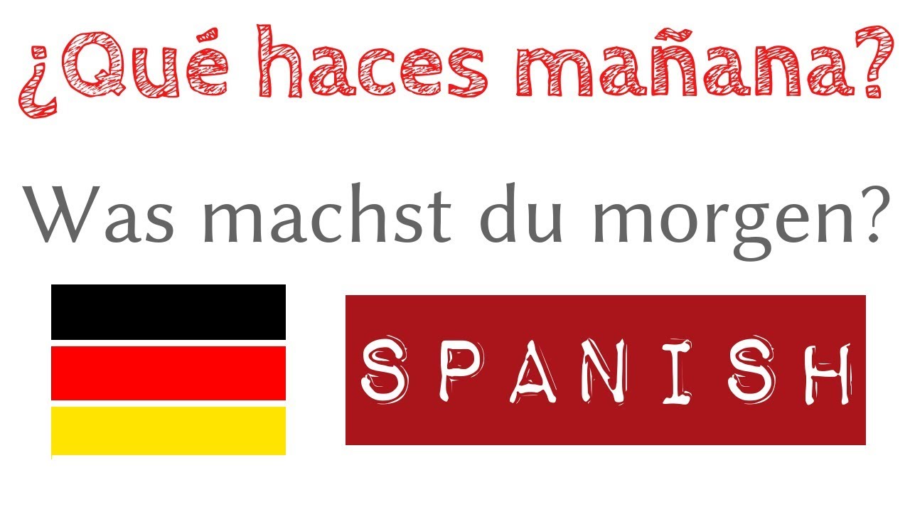 ¿Qué haces mañana? - 1 Pregunta - 50 Respuestas - Aprender Alemán - A1 (F&A6)