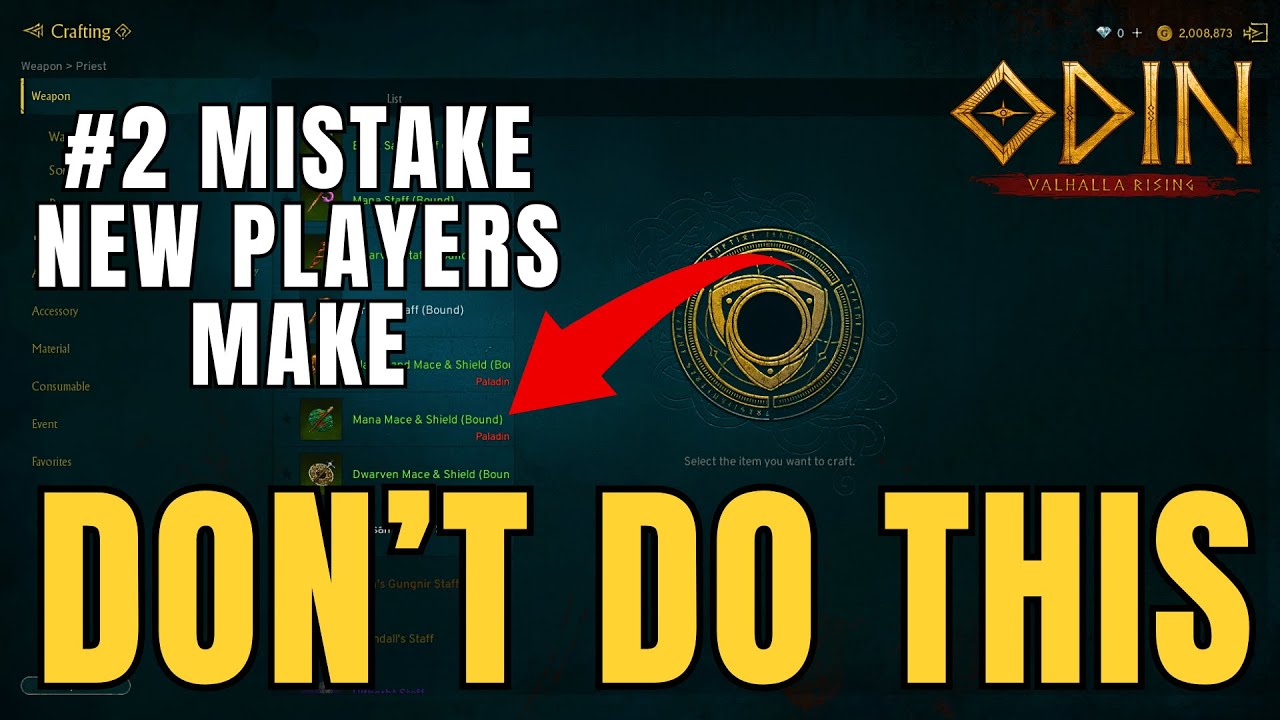 Odin Valhalla Rising - #2 MISTAKE NEW PLAYERS MAKE! - Don't Do This! - Watch Now, Thank Me Later