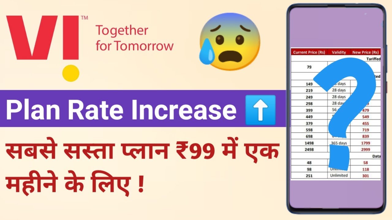 Vi ( Vodafone Idea ) Plan Price Hike | Vi Price Hike | Vi New Plan 2021 | Jio Airtel Vodafone Idea