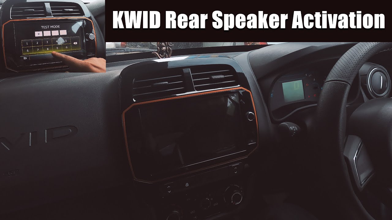 Activate KWID 2022 Rear Speakers With The Code| JBL Speaker Performance