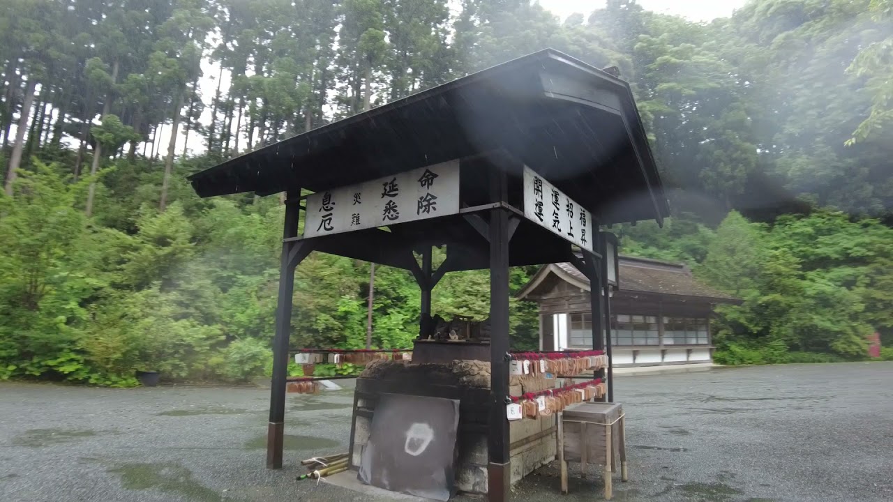 雨の金刀比羅神社を散歩した。福島県いわき市常磐関船町　2021年6月4日撮影