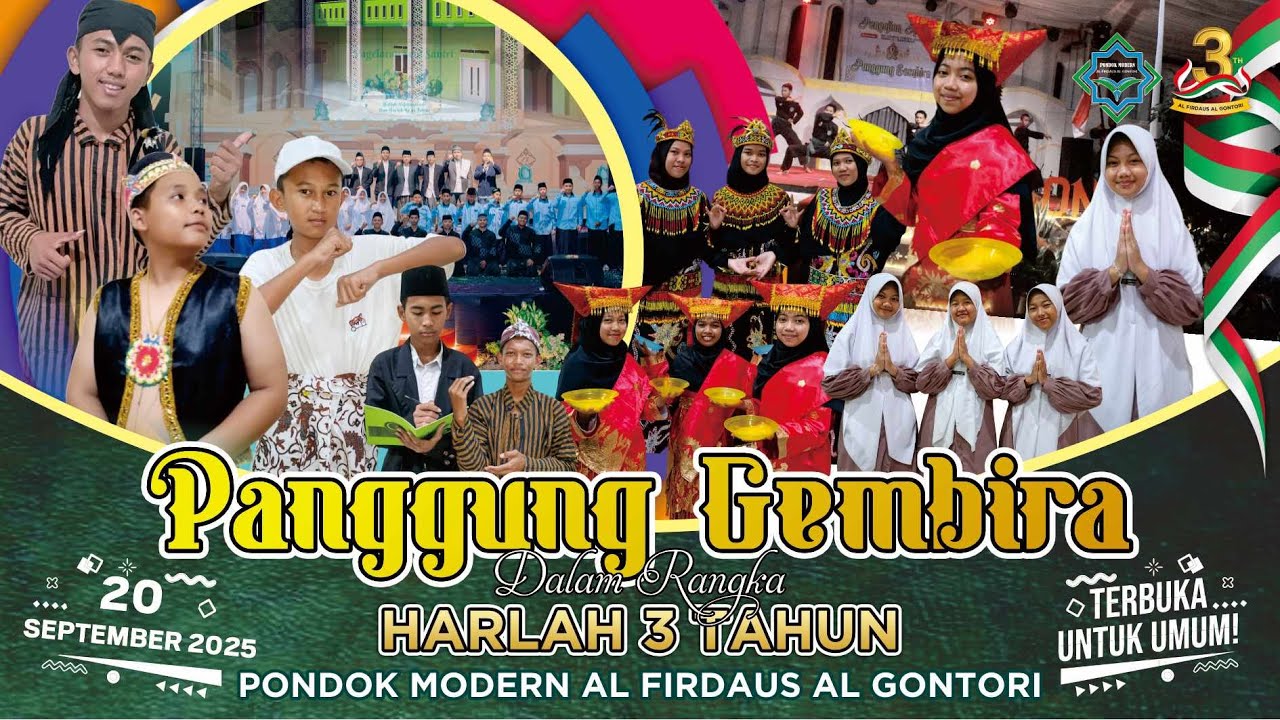 LIVE || PANGGUNG GEMBIRA PONDOK PESANTREN MODERN AL FIRDAUS AL GONTORI