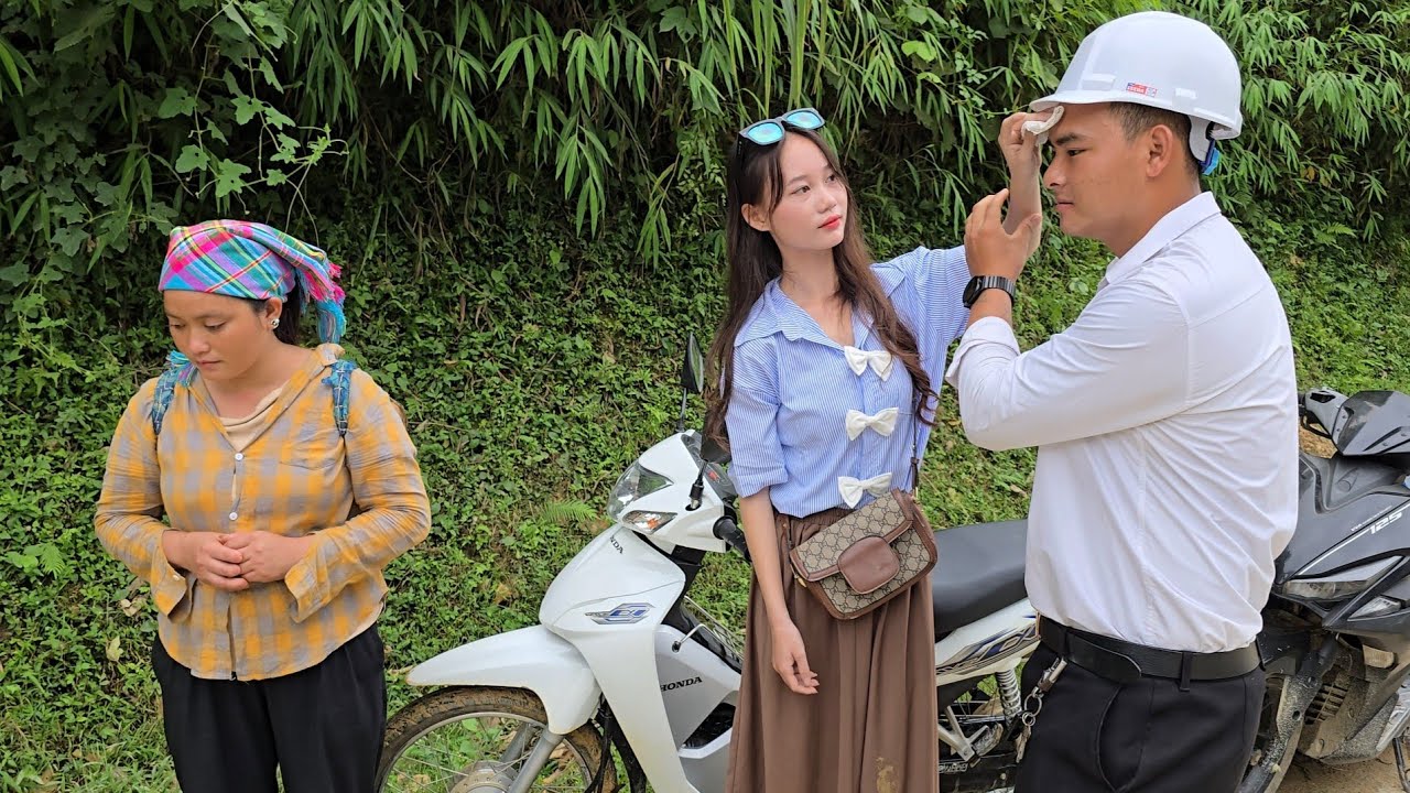Kind Engineer - Single Mother Helps Young Girl and Gets Attention - ly tu tuc
