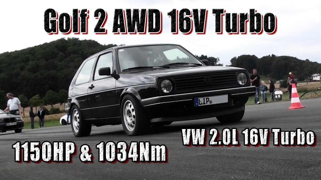 VW Golf Mk2 AWD 16V Turbo 1150HP street car Boba-Motoring