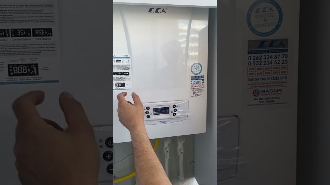 Eca citius premix kombi kurulum ve anlatım(video sonuna dikkat)