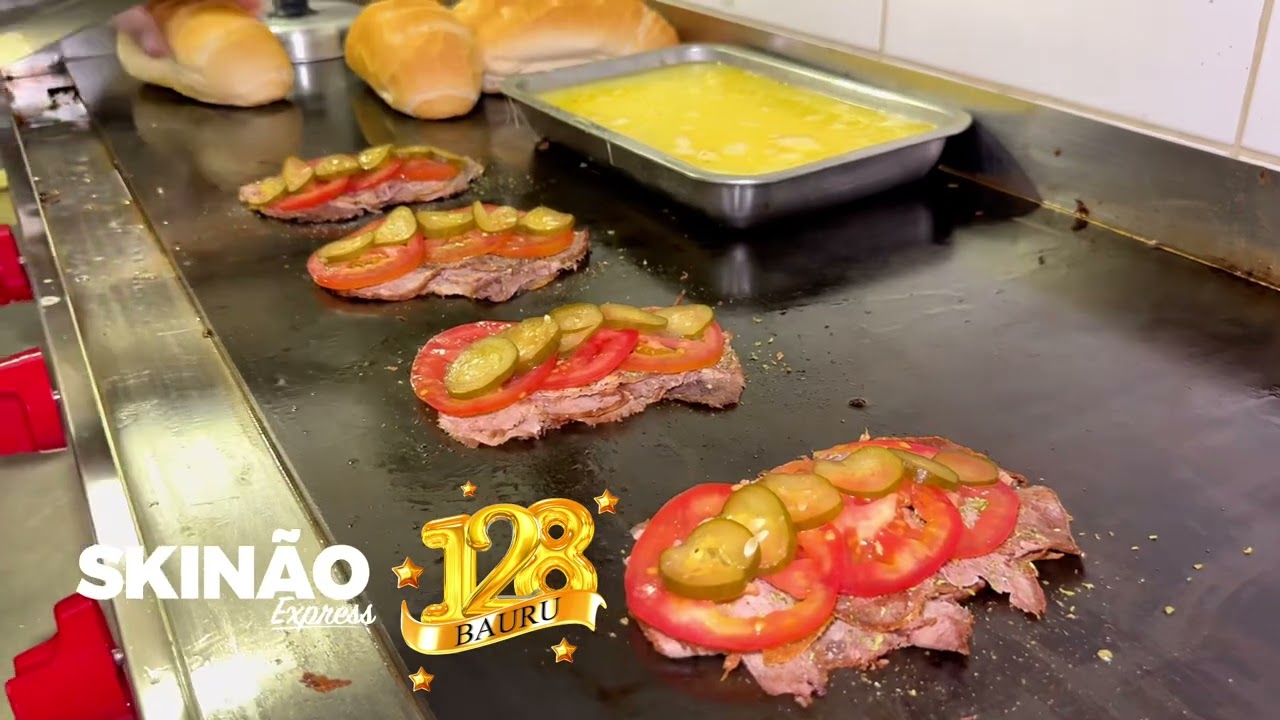 Passo a passo da montagem do sanduíche Bauru, o mais tradicional do Brasil