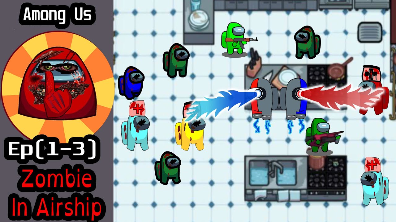 Among Us Zombie in Airship Animation Season 2 (EP 1~3)