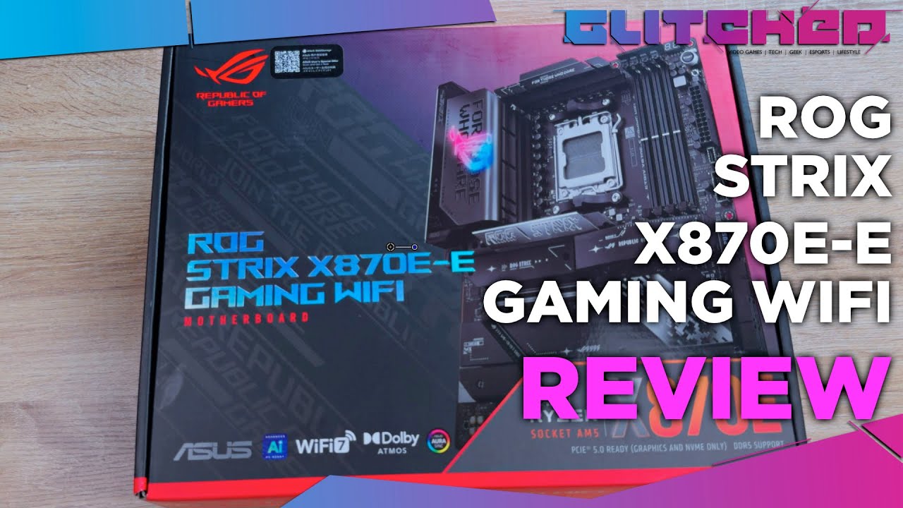 Обзор материнской платы ASUS ROG Strix X870E-E Gaming WiFi (протестировано на процессоре AMD Ryze...