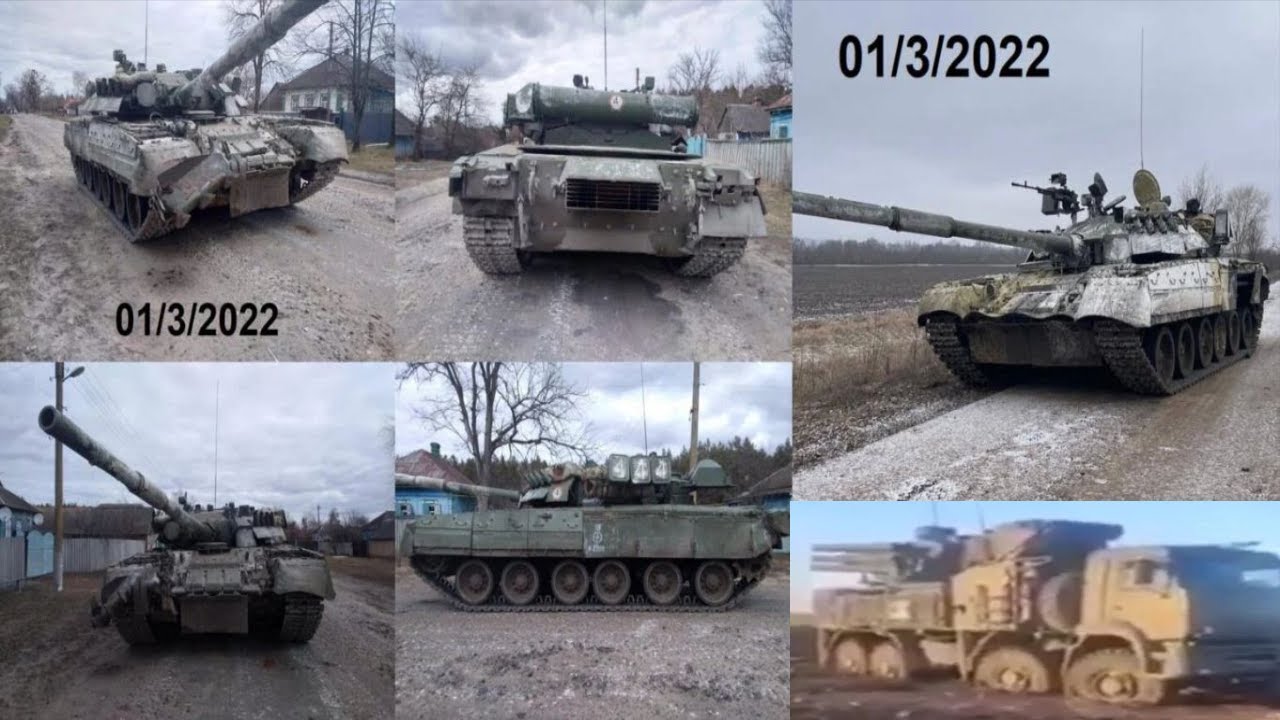 Ukrainian soldiers capture hundreds of Russian vehicles and tanks
