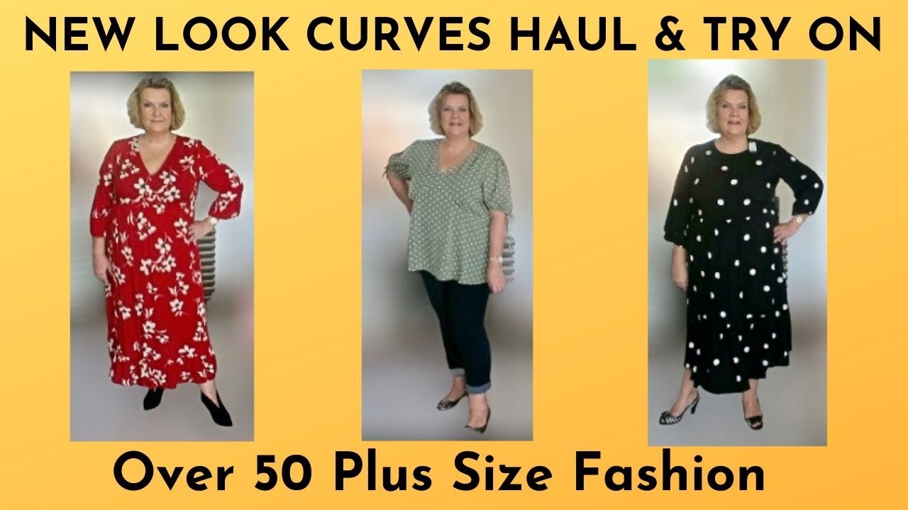 Over 50 Fashion: New Look Curves Plus Size Haul & Try On