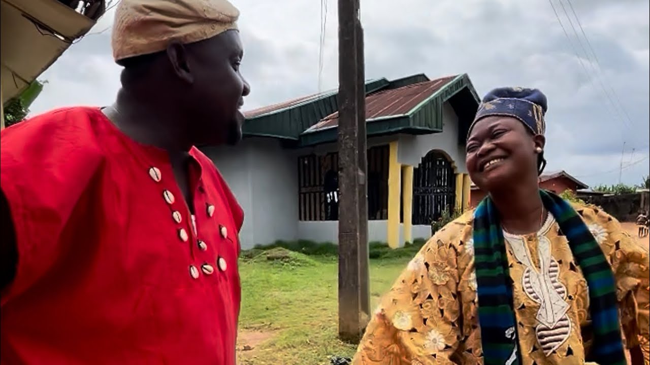 OBONAMEREN AND AGBADA GIRL 