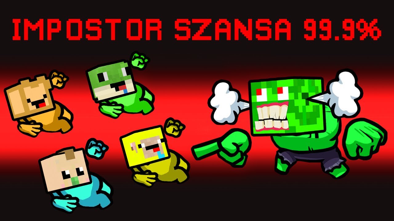 AMONG US ale MAM 99.99% szans na IMPOSTORA przeciwko CZŁONKOM PALIONOWA!