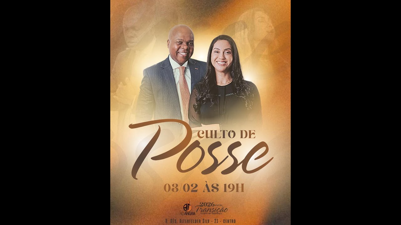 Culto de Ensino da Palavra + Posse | 03/02/2026 - Ano da Transição
