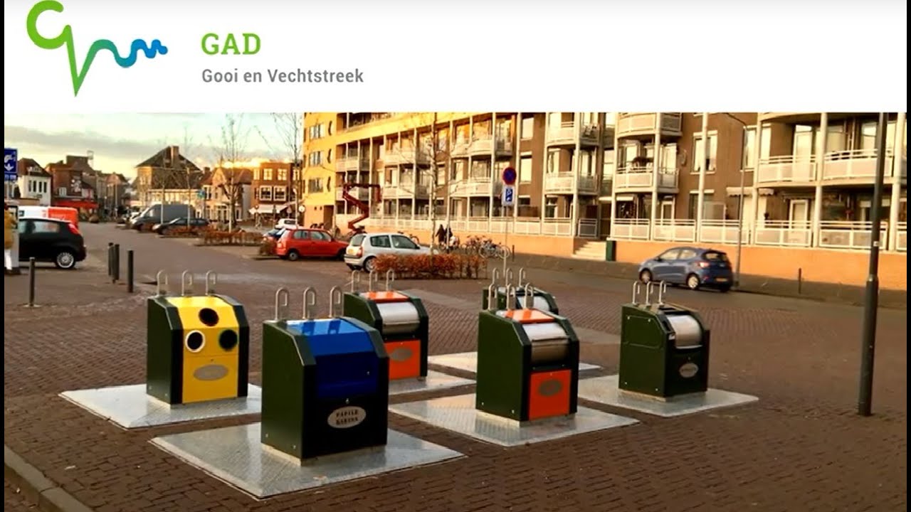 Proces plaatsen ondergrondse containers
