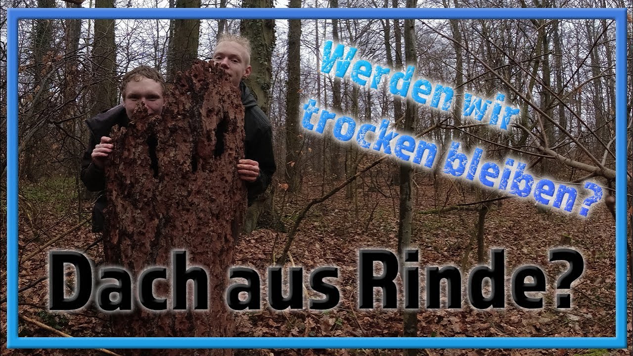 2 Personen Survival Notunterkunft bauen
