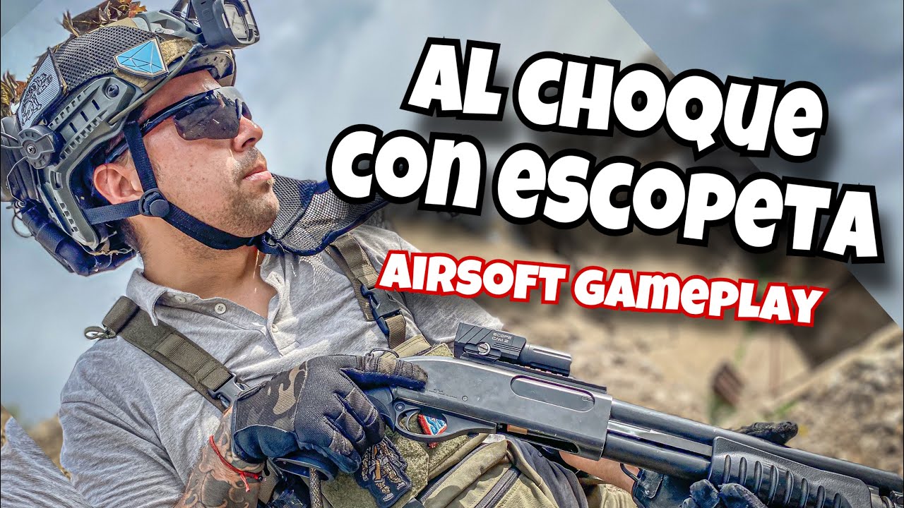 AL CHOQUE CON ESCOPETA - Airsoft Gameplay M870 TM BREACHER- Fuerte Bulnes Chile