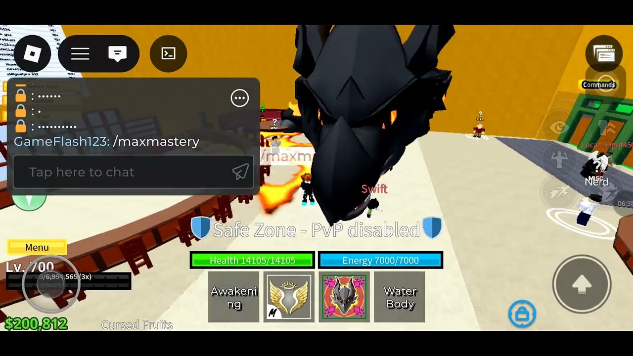 Playing fake Blox Fruits again lol
