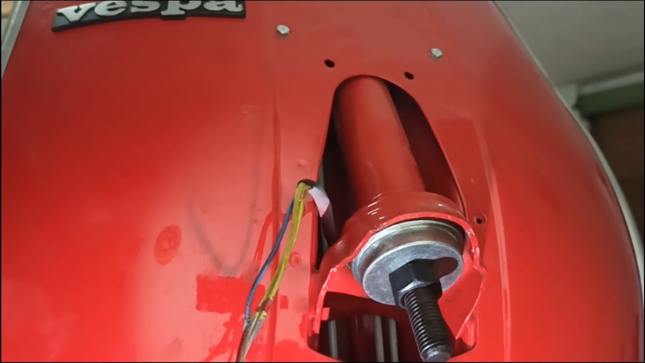 Cambiamos rodamientos dirección Vespa