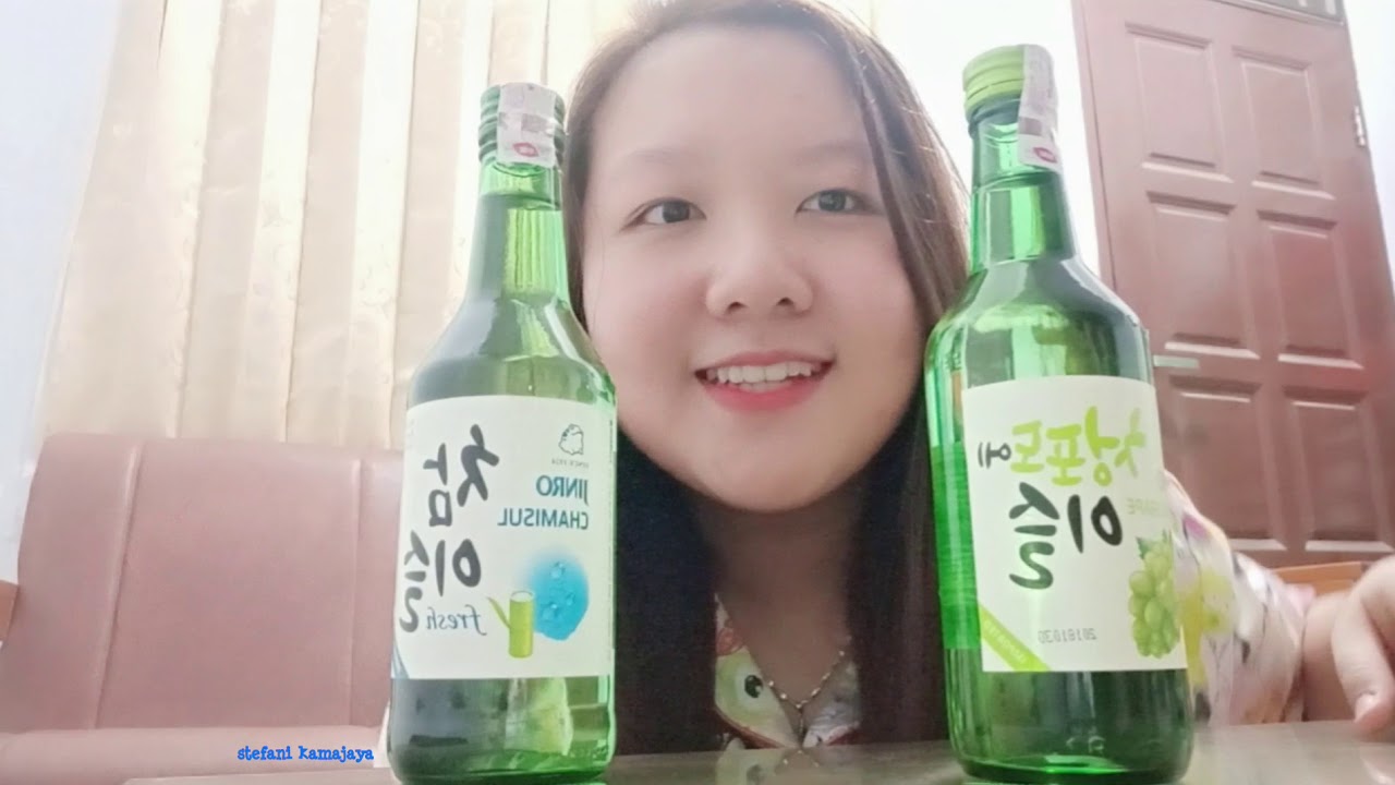 SOJU KOREA - JINRO CHAMISUL AND JINRO GREEN GRAPE REVIEW INDONESIA