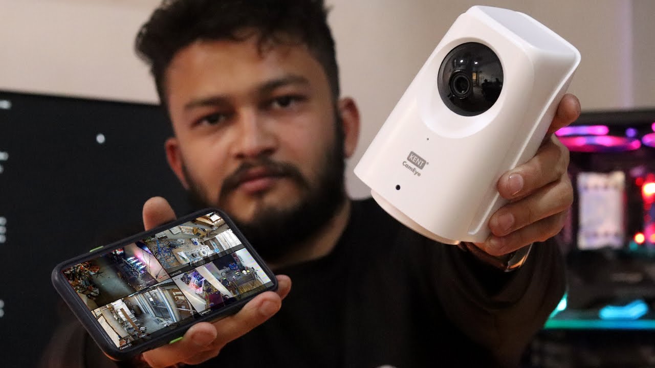 Kent CamEye HomeCam 360 | CCTV WIFI Security Camera || AI Motion Detection | Made in India