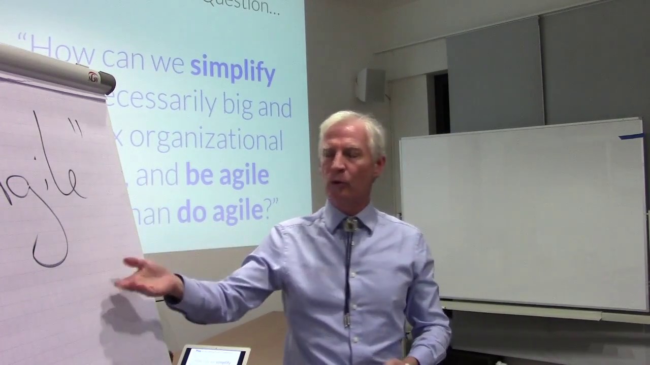 Craig Larman at Agile Munich: 