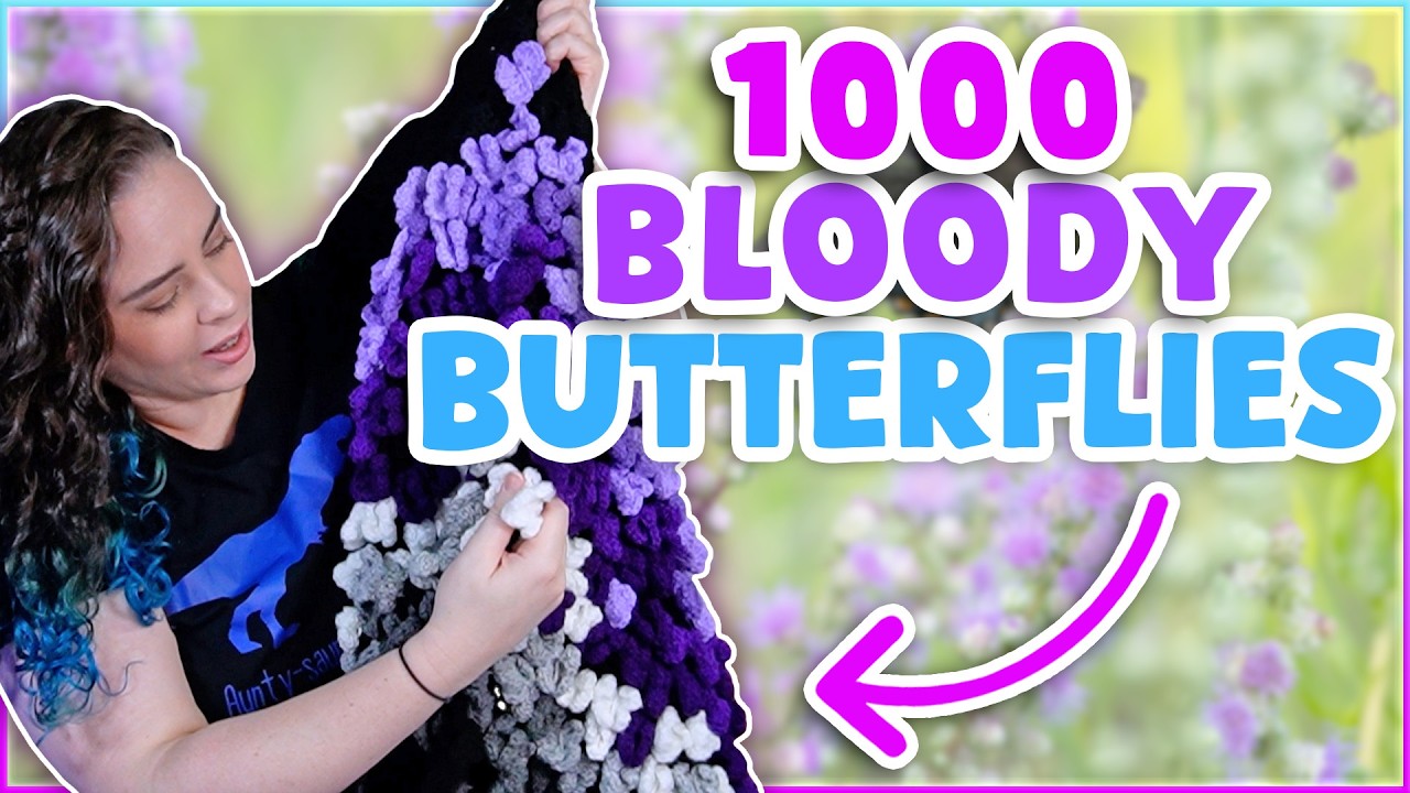 I Used 1000 Butterflies to Make a Crochet Cardi