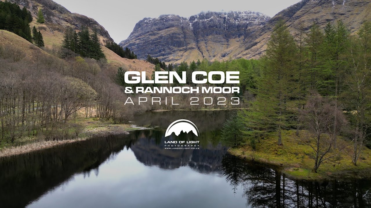 Drone videos - Glen Coe, Scotland, April 2023 (4K)