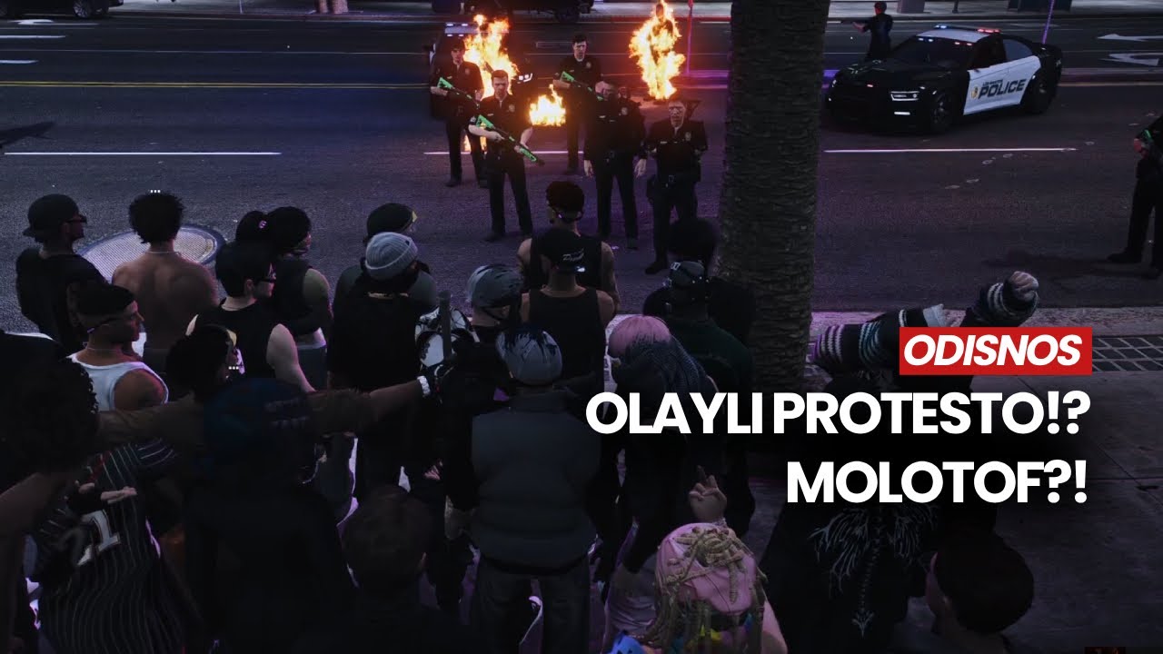 Protestonun Sonu Ateşli Bitti! | Olaylı Protesto | VennyV