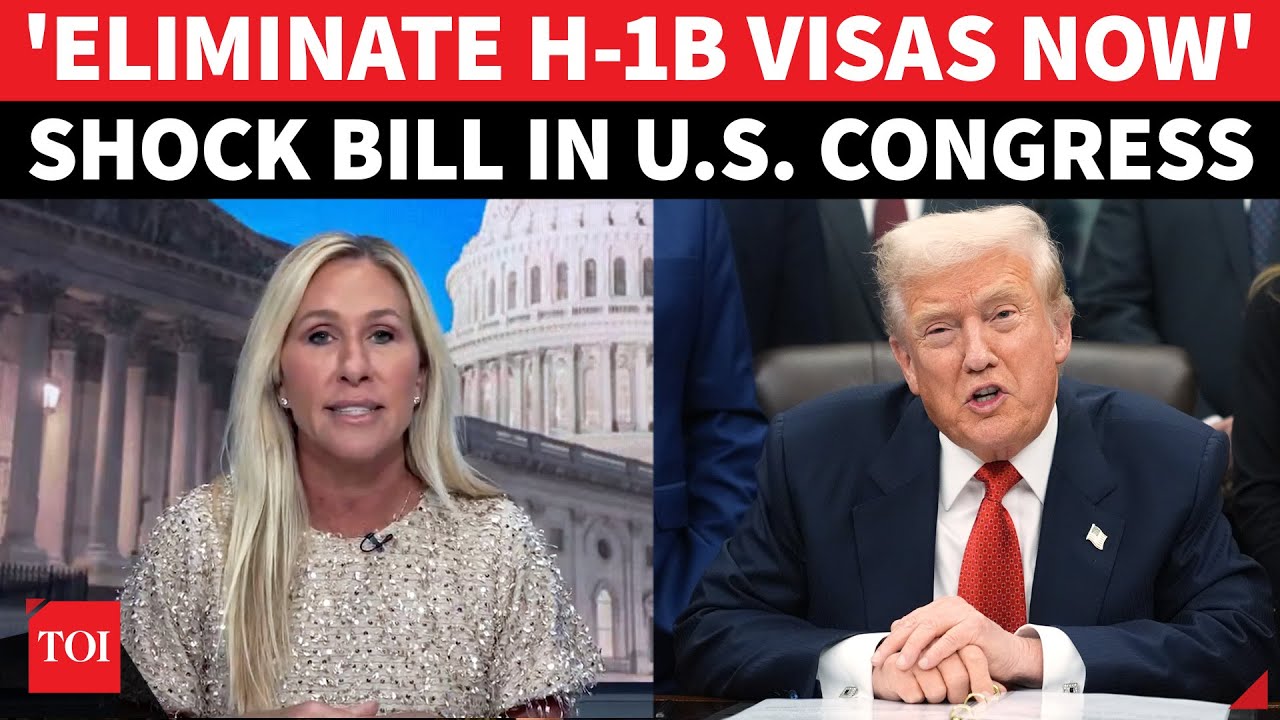 'ELIMINATE H-1B': Shock Bill In U.S. Cong; Republican MT Greene Challenges Trump Amid MAGA Revolt