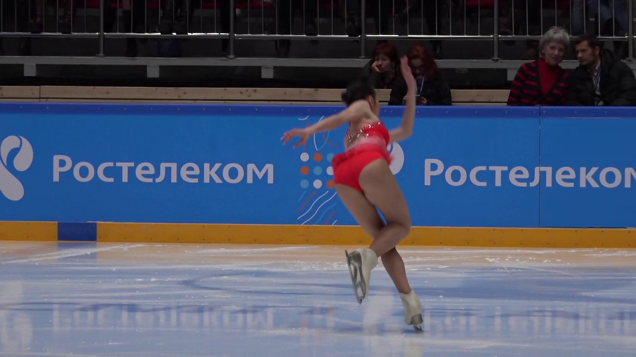Первенство России среди юниоров 2017 Дeвушки Произвольная программа Полина ЦУРСКАЯ МОС