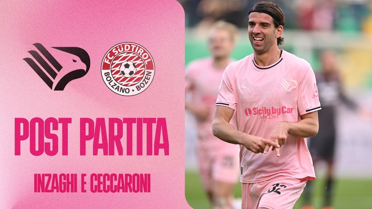 Palermo-Sudtirol🎙️Inzaghi e Ceccaroni nel post partita