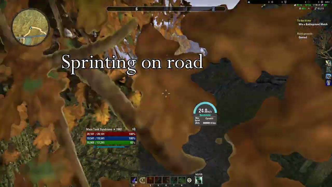 ESO Cyrodiil Road Speed Increase PTS v11.3.0