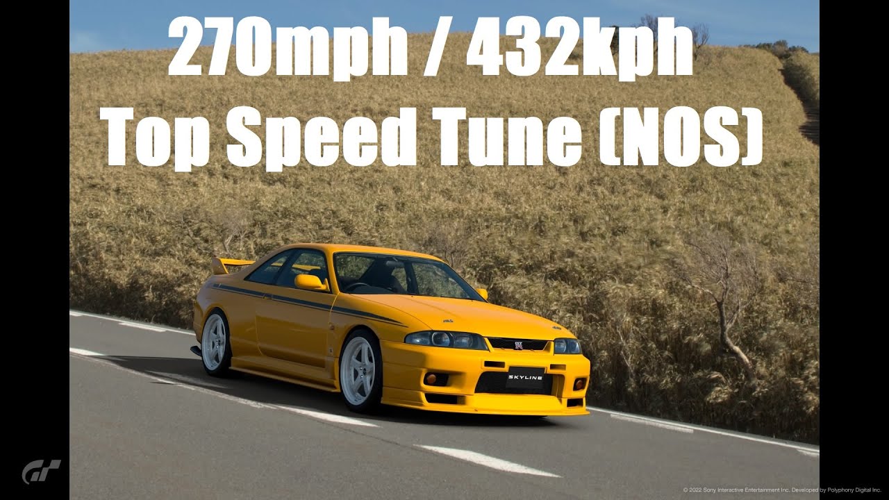 270+mph (432kph) Nissan R33 GT-R Top Speed Tune | Gran Turismo 7