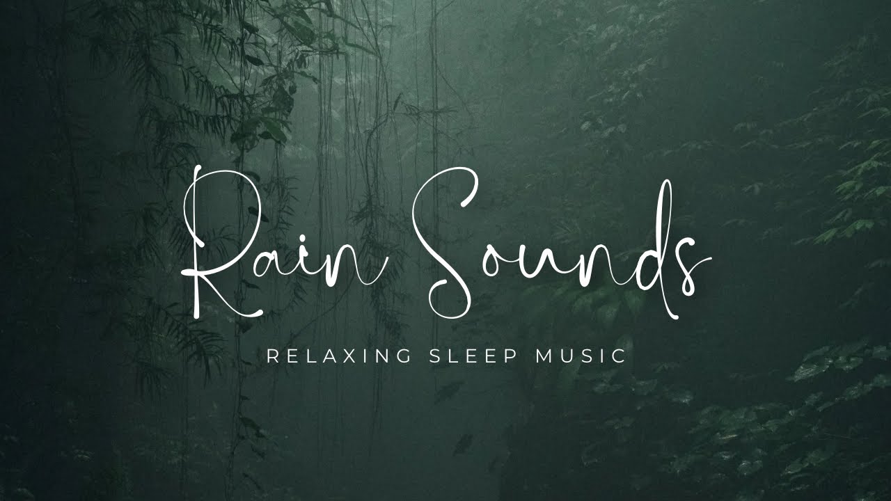 Relaxing Music & Rain Sound - Beautiful view & Sleep Relaxing sound you & Me