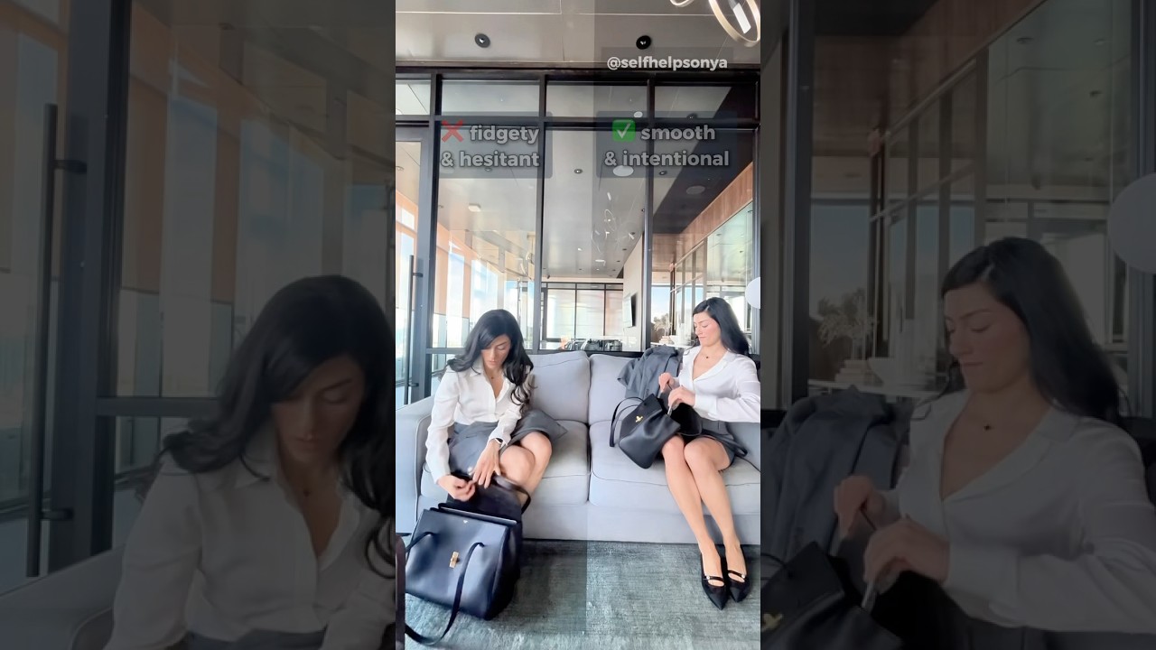 🔥confident body language. Which one are you? #bodylanguage #selfimprovement #selfhelp #confidence