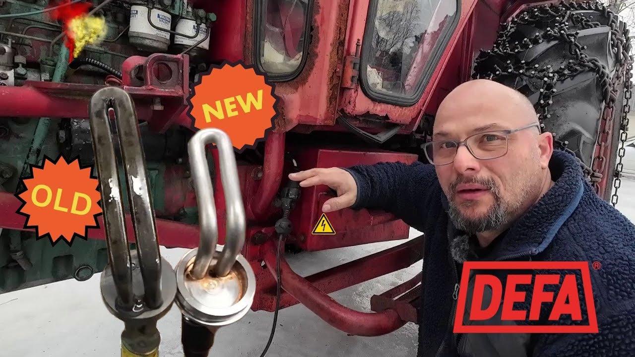 Volvo BM 500 - Repairing a block heater