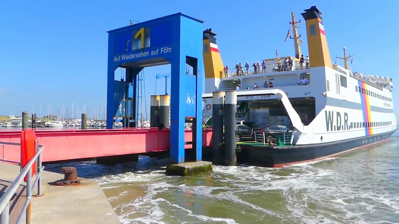 2017 06 19 Wyk auf Föhr  Brücke 1 Letzte Abfahrt