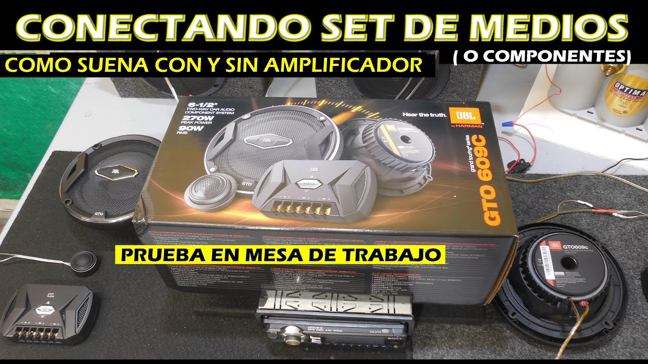 Que pasa si conectamos un Set de Medios directo al Estereo? (sin amplificador)