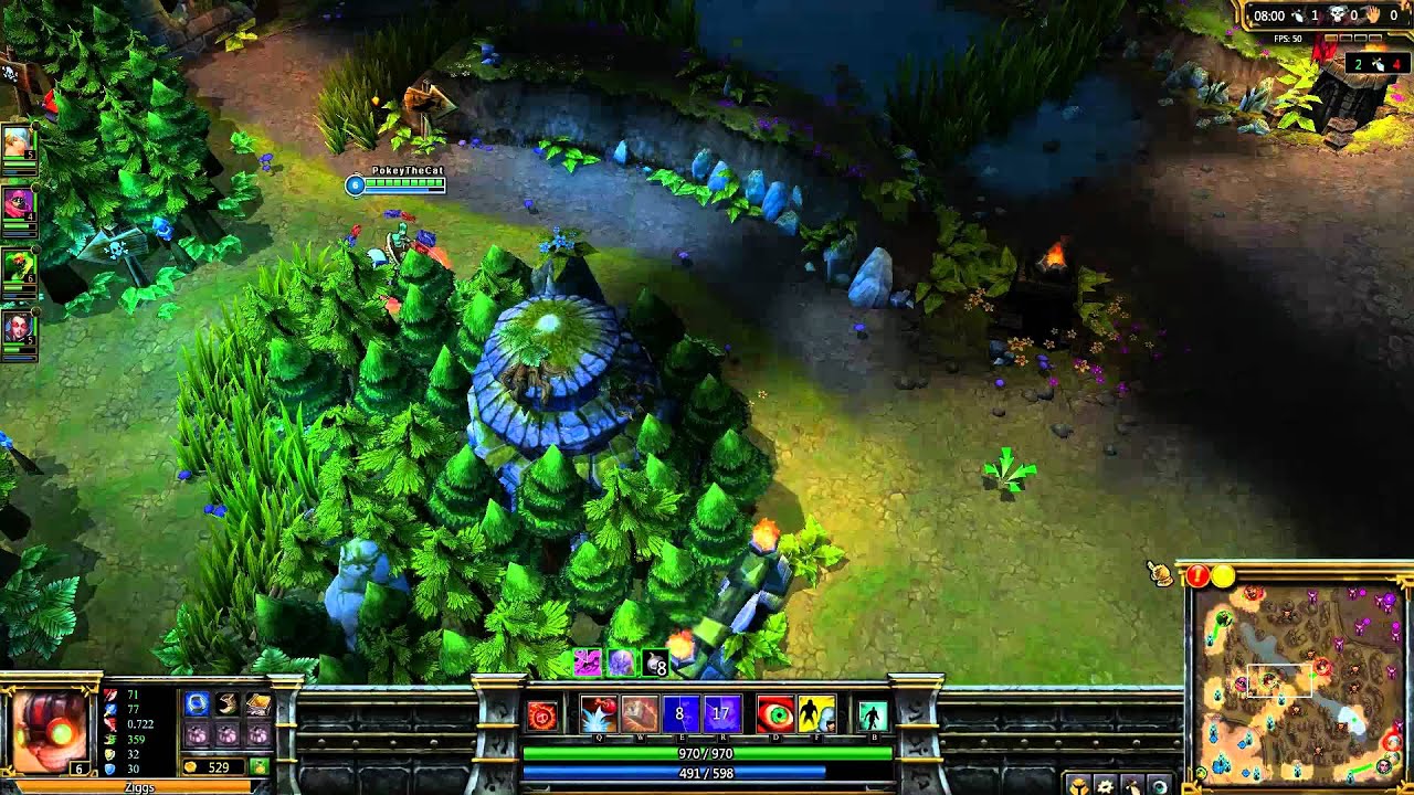 LoL Summoners Rift Ziggs AP Build Score 1-3-0 Wow Dat Jax WTF Commentary