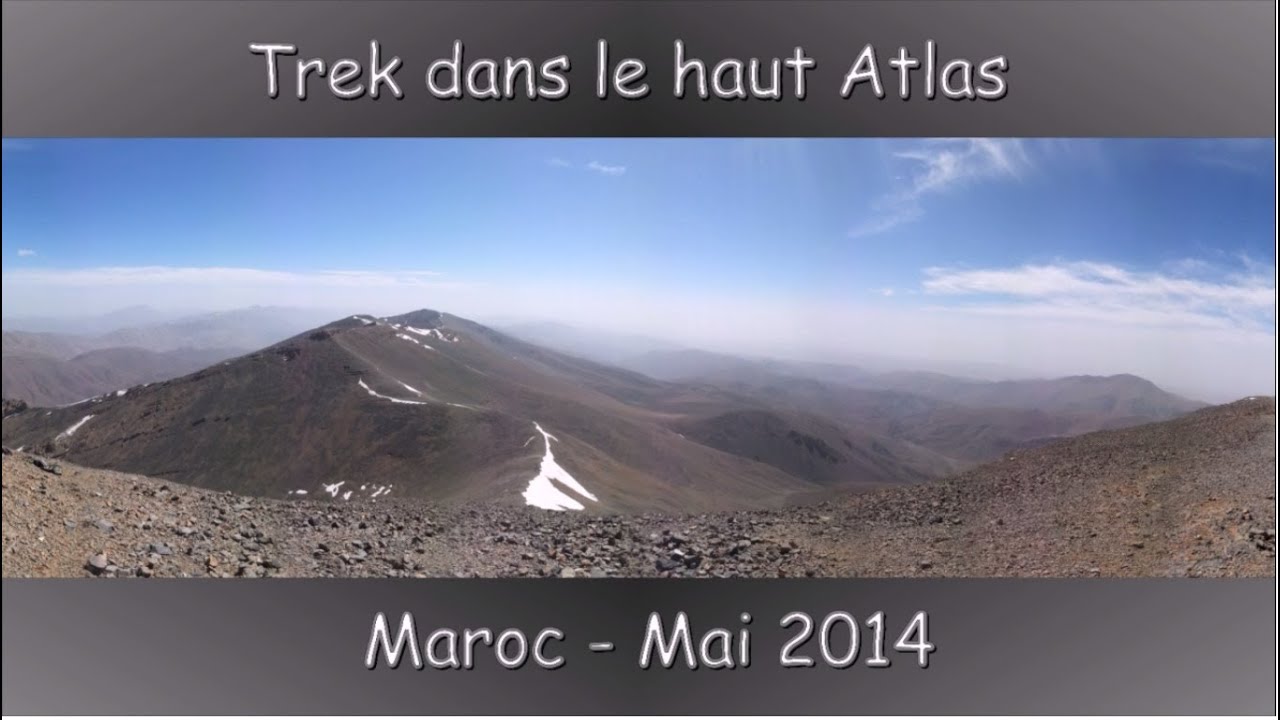 Trek dans le haut Atlas - Ascension du Mont M'Goun 4071m