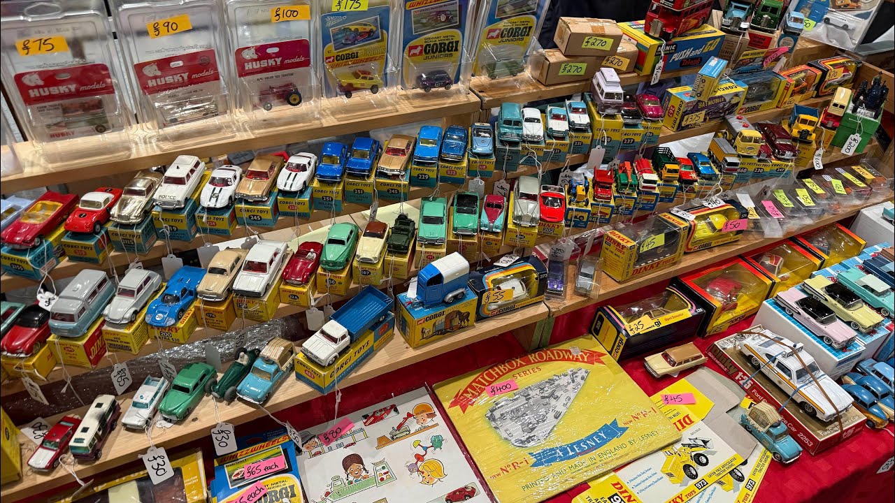 MY STALL AT SANDOWN PARK TOYFAIR 06/09/2025 - Corgi, Dinky, Matchbox & More