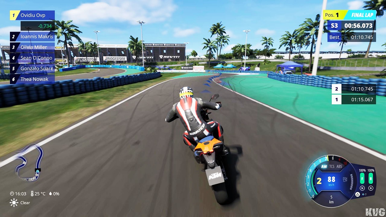 RIDE 6 - Blue Wave Arena (Main Course) - Gameplay (PS5 UHD) [4K60FPS]